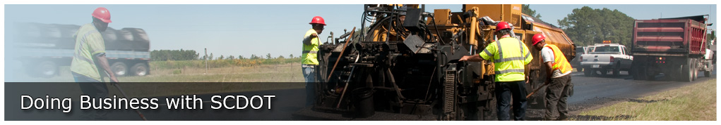Doing Business with South Carolina Department of Transportation