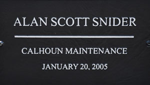 SCDOT Worker Alan Scott Snider  - Calhoun Maintenance - January 20, 2005 