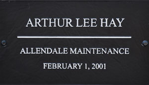SCDOT Worker Arthur Lee Hay  - Allendale Maintenance - February 1, 2001 