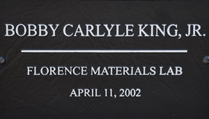 SCDOT Worker Bobby Carlyle King, Junior - Florence Materials Lab - April 11, 2002 
