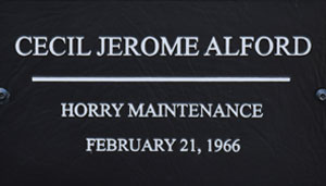 SCDOT Worker Cecil Jerome Alford - Horry Maintenance - February 21, 1966 