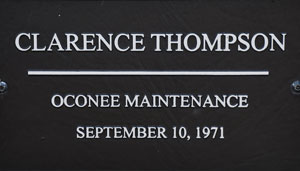 SCDOT Worker Clarence Thompson - Oconee Maintenance - September 10, 1971 