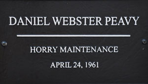 SCDOT Worker Daniel Webster Peavy - Horry Maintenance - April 24, 1961 