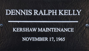 SCDOT Worker Dennis Ralph Kelly - Kershaw Maintenance - November 17, 1965 