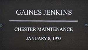 SCDOT Worker Gaines Jenkins - Chester Maintenance - January 8, 1973 