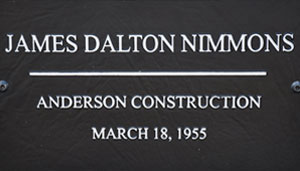 SCDOT Worker James Dalton Nimmons  - Anderson Construction - March 18, 1955 