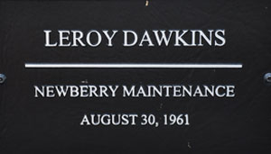 SCDOT Worker Leroy Dawkins - Newberry Maintenance - August 30, 1961 