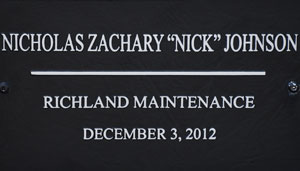 SCDOT Worker Nicholas Zachary Nick Johnson  - Richland Maintenance - Dec,eber 3, 2012 