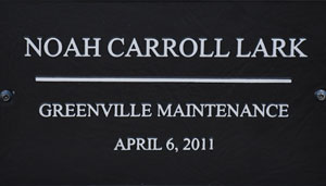 SCDOT Worker Noah Carroll Lark  - Greenville Maintenance - April 6, 2011 
