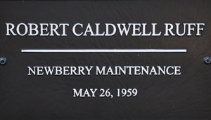 SCDOT Worker Robert Caldwell Ruff - Newberry Maintenance - May 26, 1959 