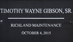 SCDOT Worker Timothy Wayne Gibson, Senior  - Richland Maintenance - October 4, 2015 
