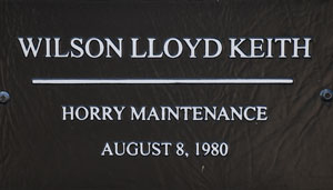 SCDOT Worker Wilson Lloyd Keith - Horry Maintenance - August 8, 1980 