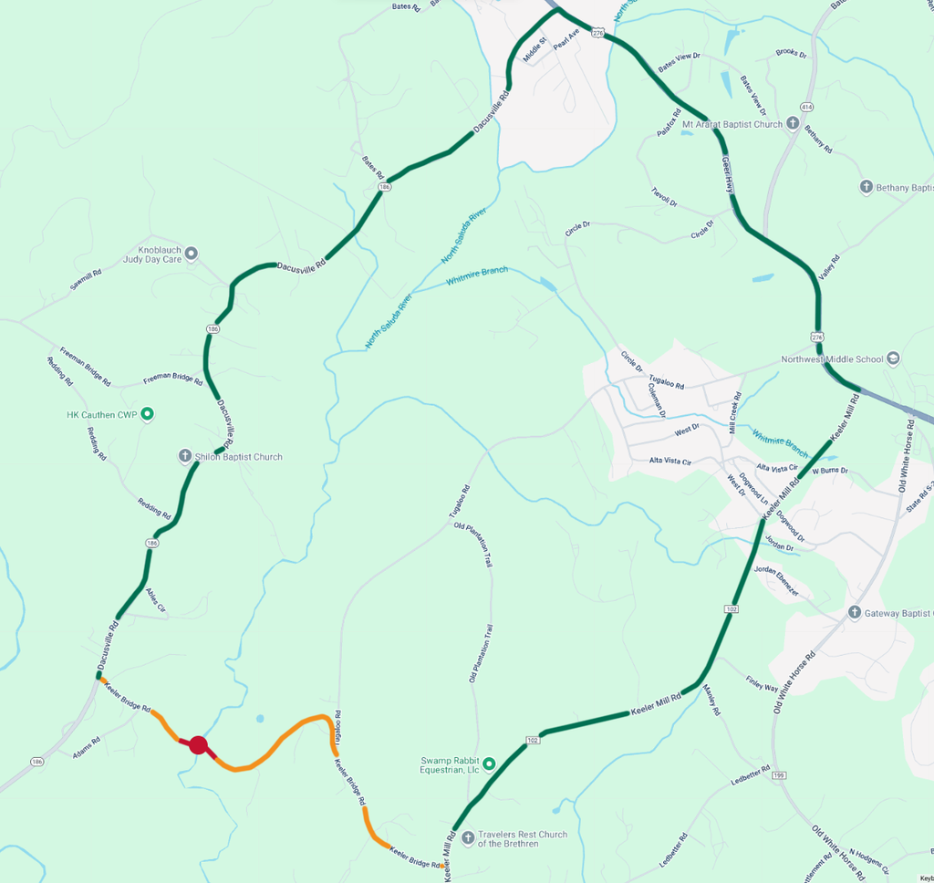 SCDOT to close and detour bridge on Keeler Bridge Road in Greenville ...