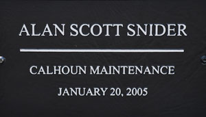SCDOT Worker Alan Scott Snider  - Calhoun Maintenance - January 20, 2005 
