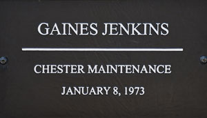 SCDOT Worker Gaines Jenkins - Chester Maintenance - January 8, 1973 