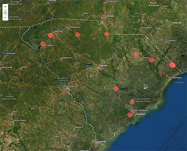 Reduced Conflict Intersection map