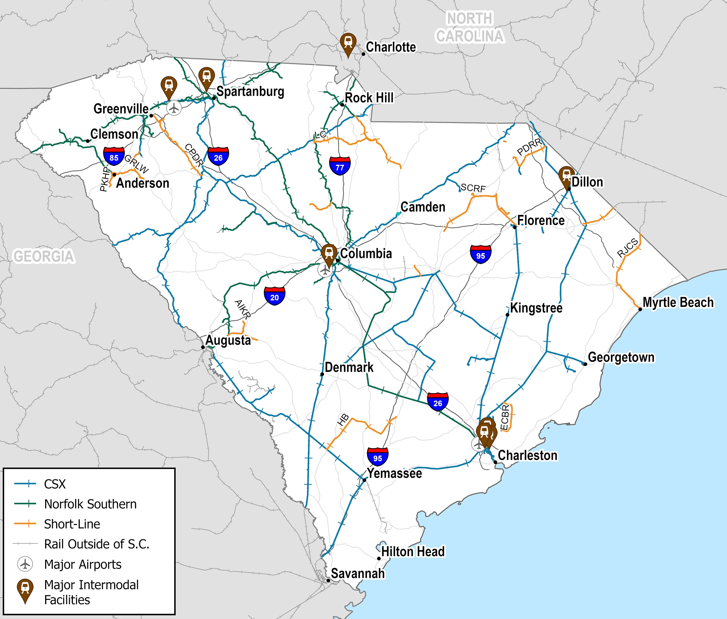 Scdot Road Closures Interactive Map - p07kwxk