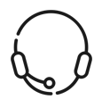 graphic of a head with headphones