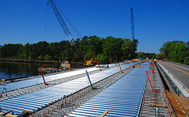 image of bridge construction